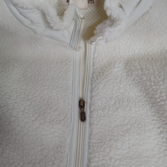 RUFF HEWN RUFF IVORY COLOR SIZE‎ MED. NWT FRONT ZIPPER LADIES VEST - Picture 10 of 12